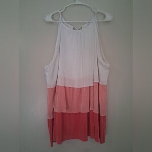 Colorblock Sleeveless Women's Top